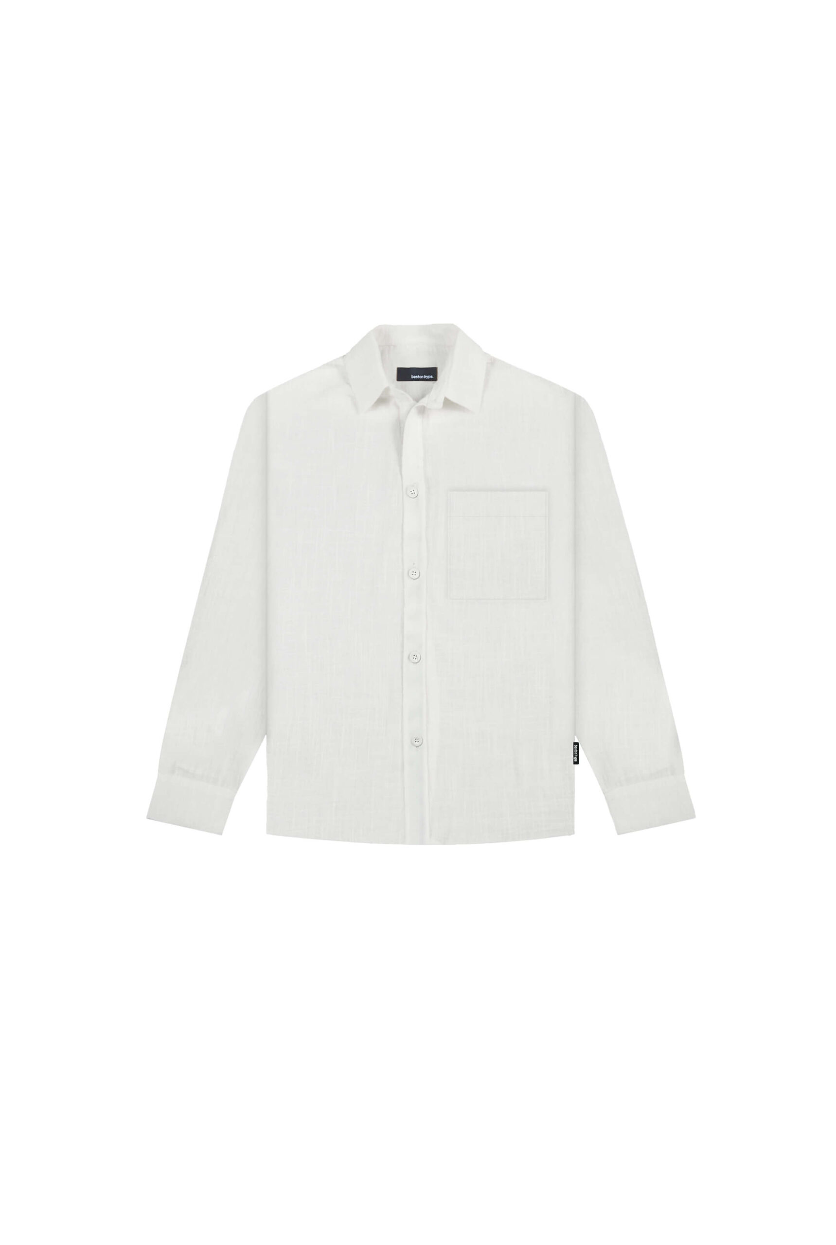 Camisa Oversized Lino Blanca