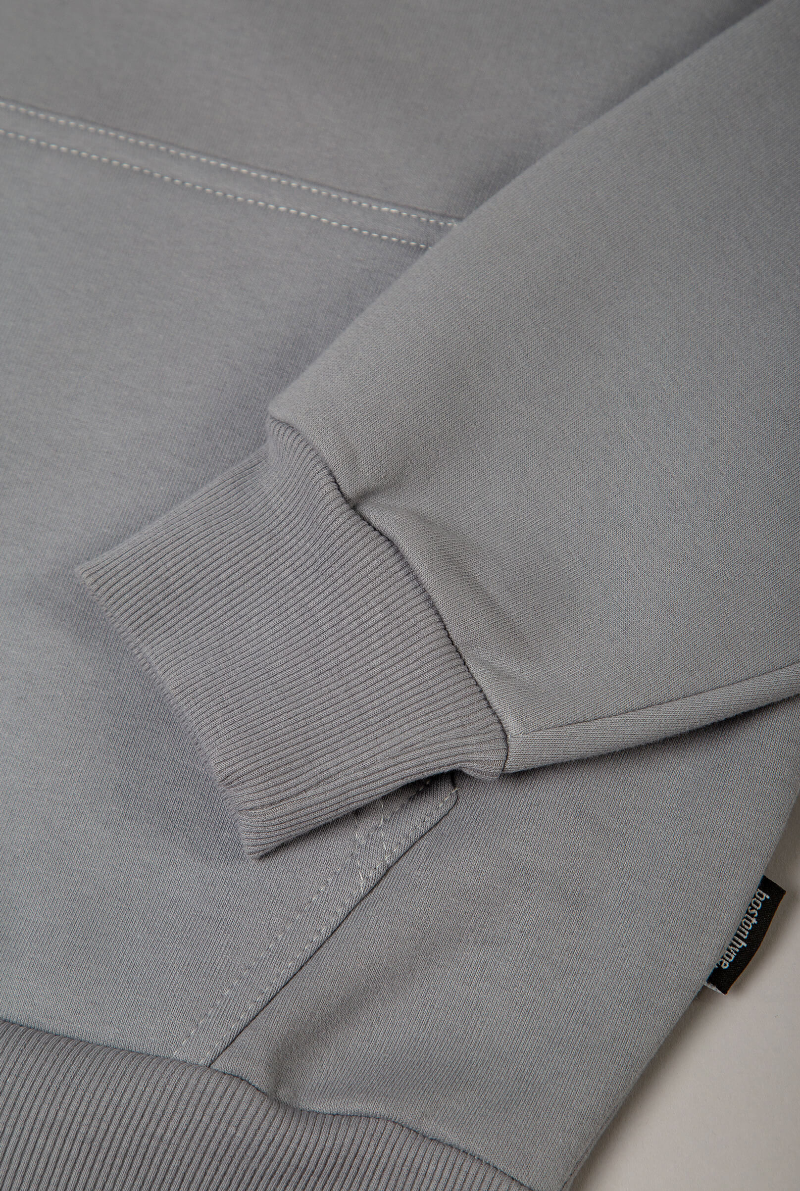 Imagen 5 de Hoodie Boxy Gris Claro