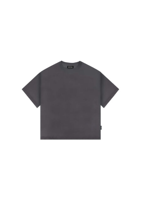Remera Boxy Gris Oscuro
