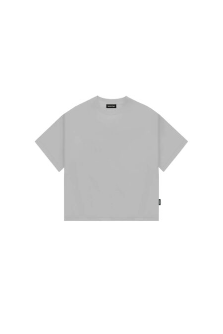 Boxy Fit T-Shirt Gris Claro