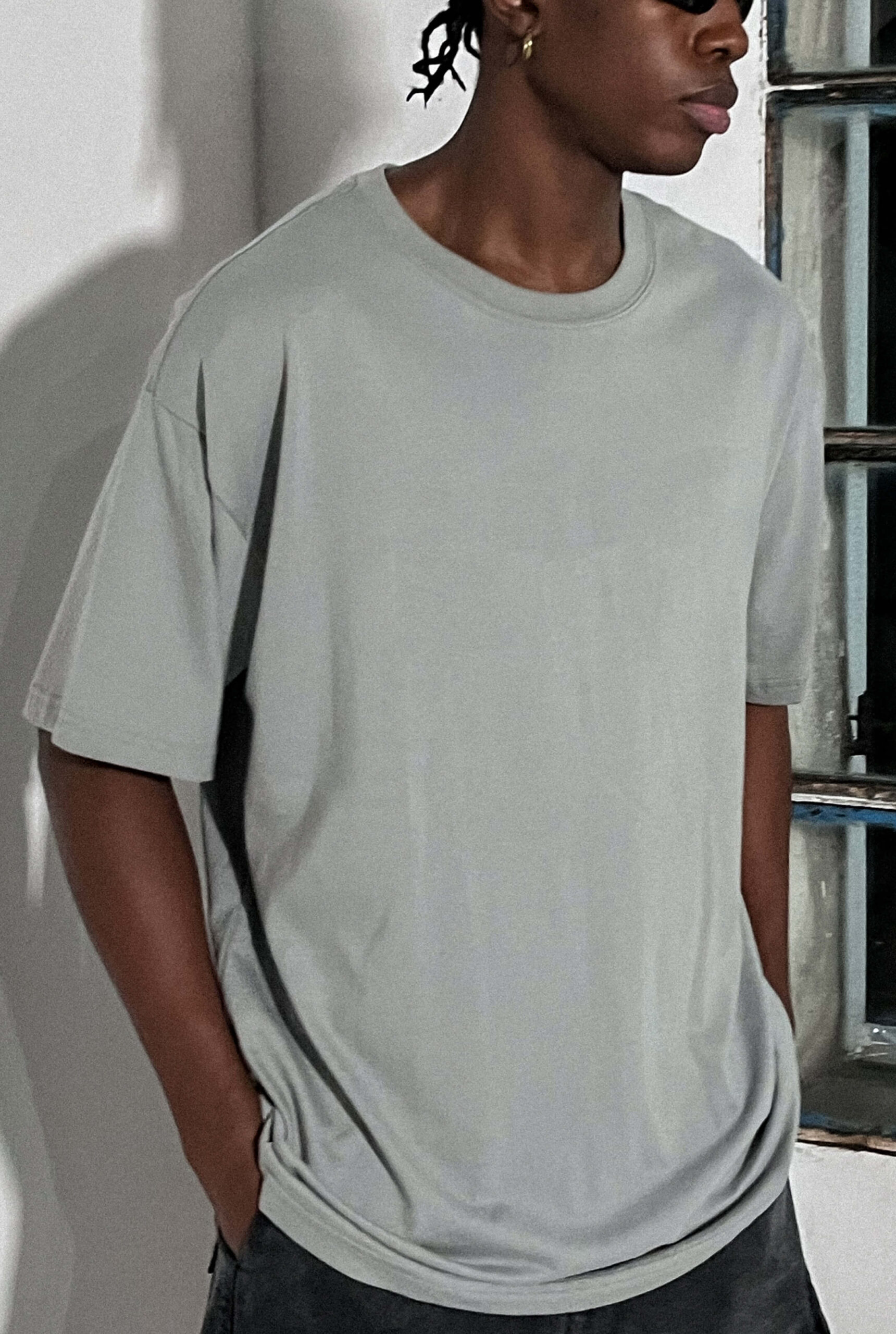 Imagen 2 de Oversized T-Shirt Gris Clara