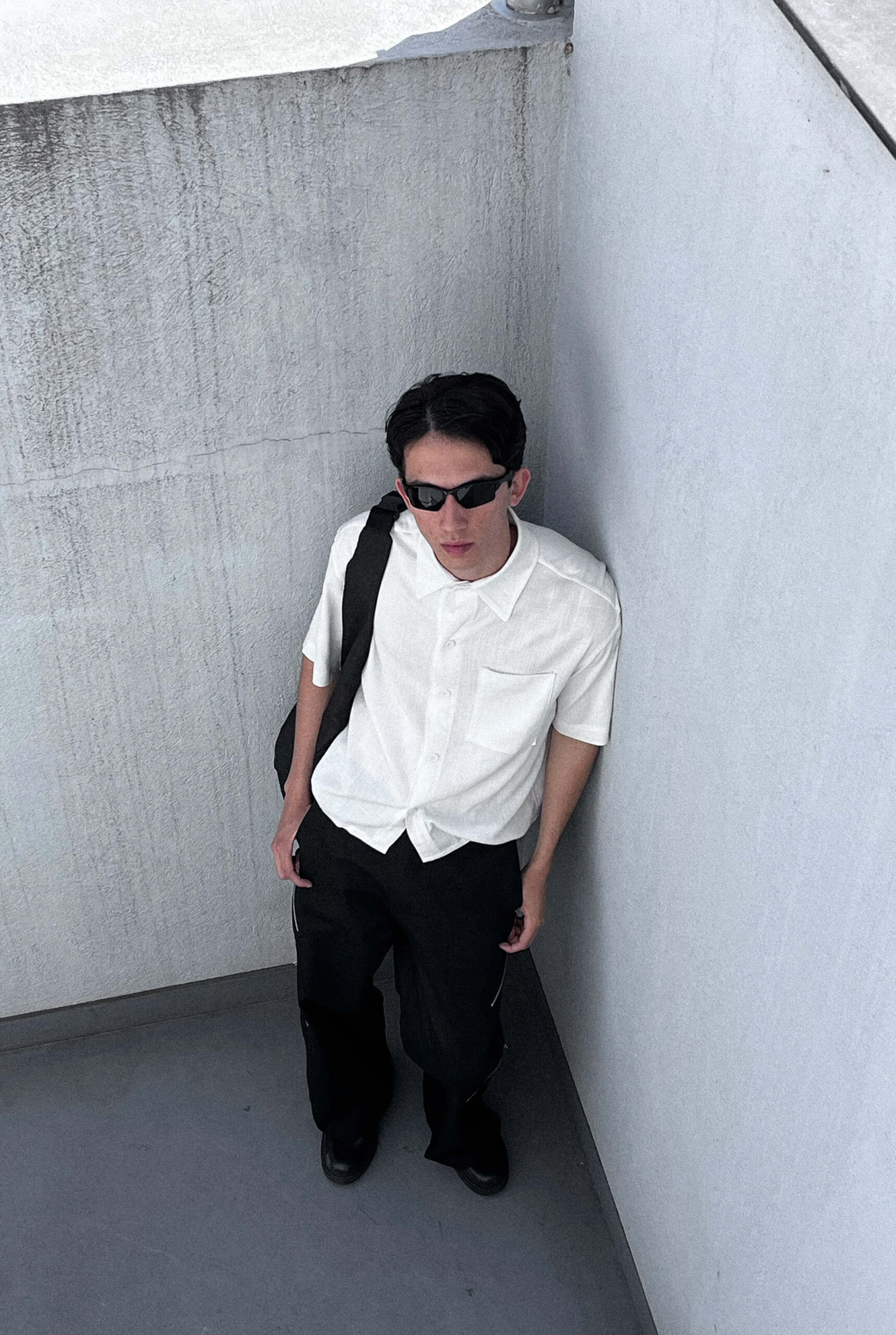 Imagen 2 de Camisa Boxy Fit Lino Blanca