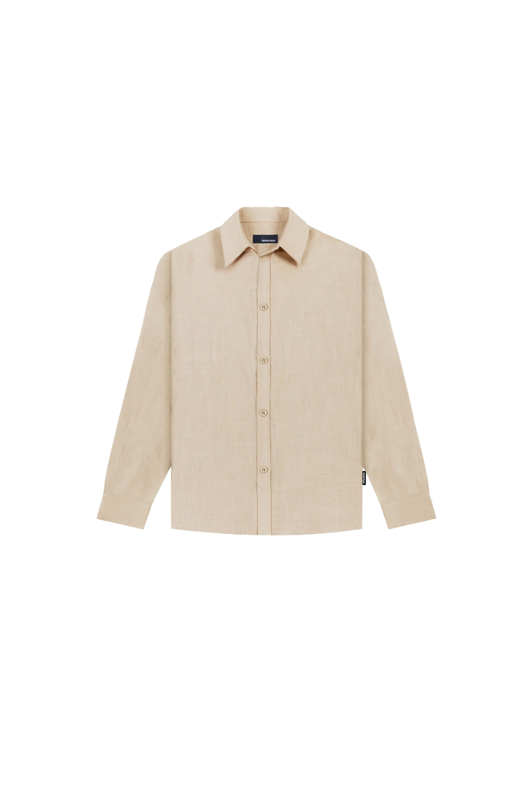 Camisa Oversized Lino Off White