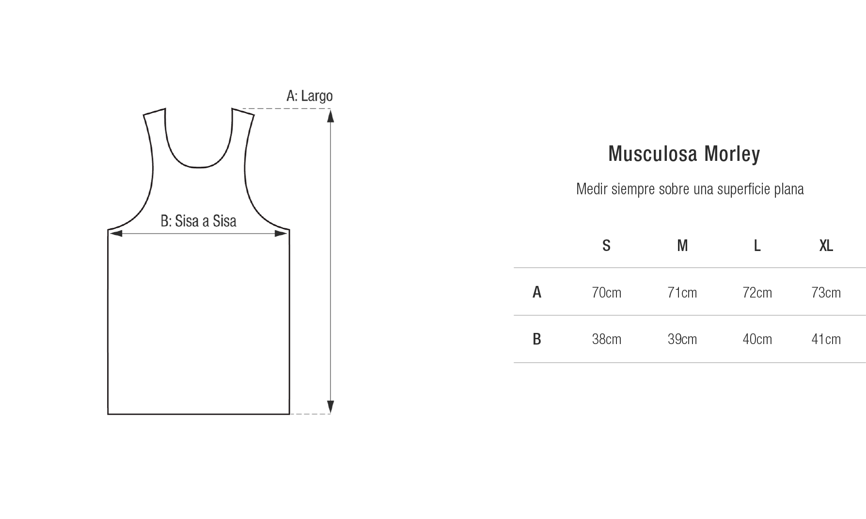 Tabla de talles