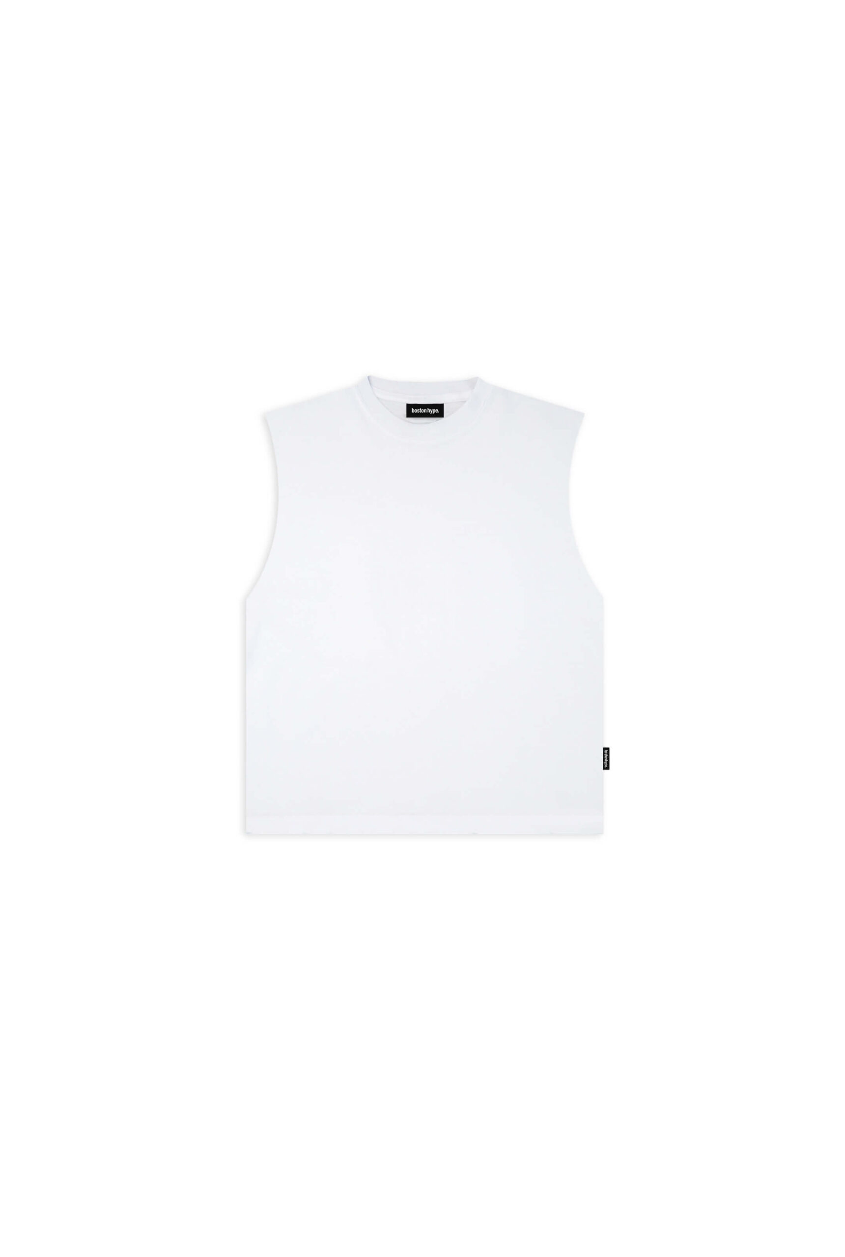 Remera Sin Mangas Boxy Blanca