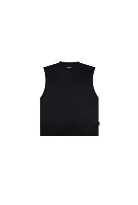 Remera Sin Mangas Boxy Negra