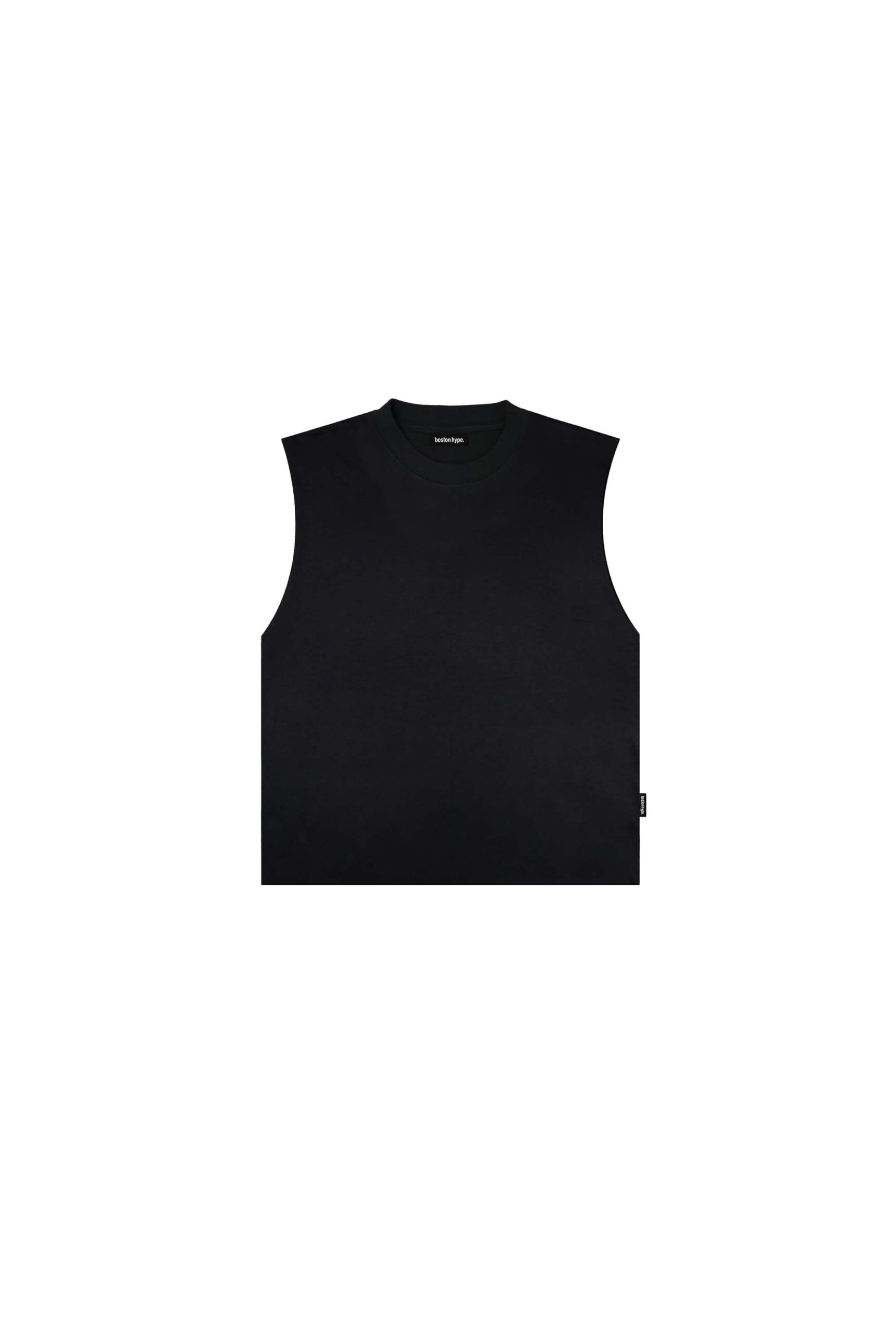 Remera Sin Mangas Boxy Negra