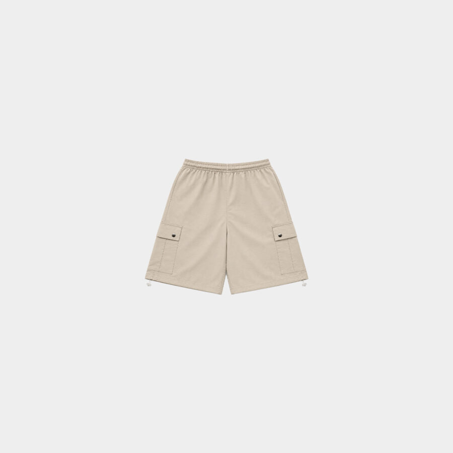 Short Parachute Cargo Beige