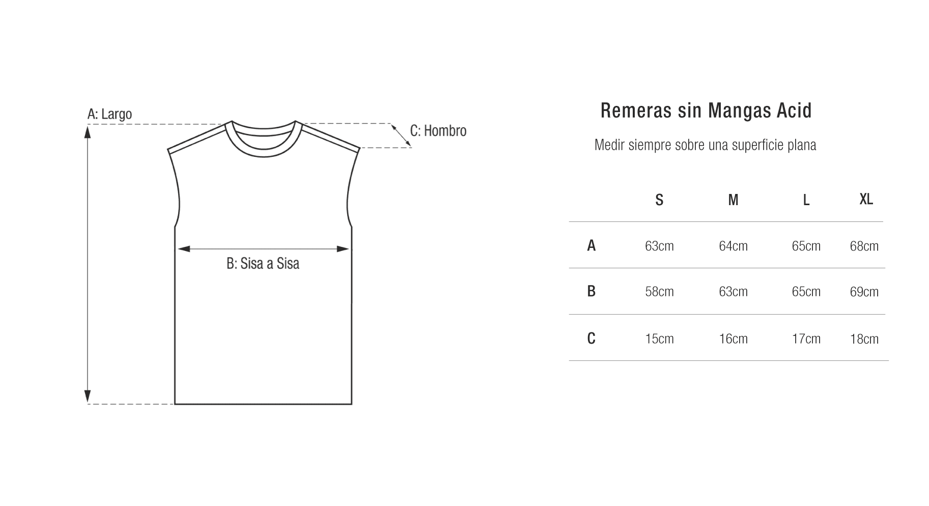 Tabla de talles