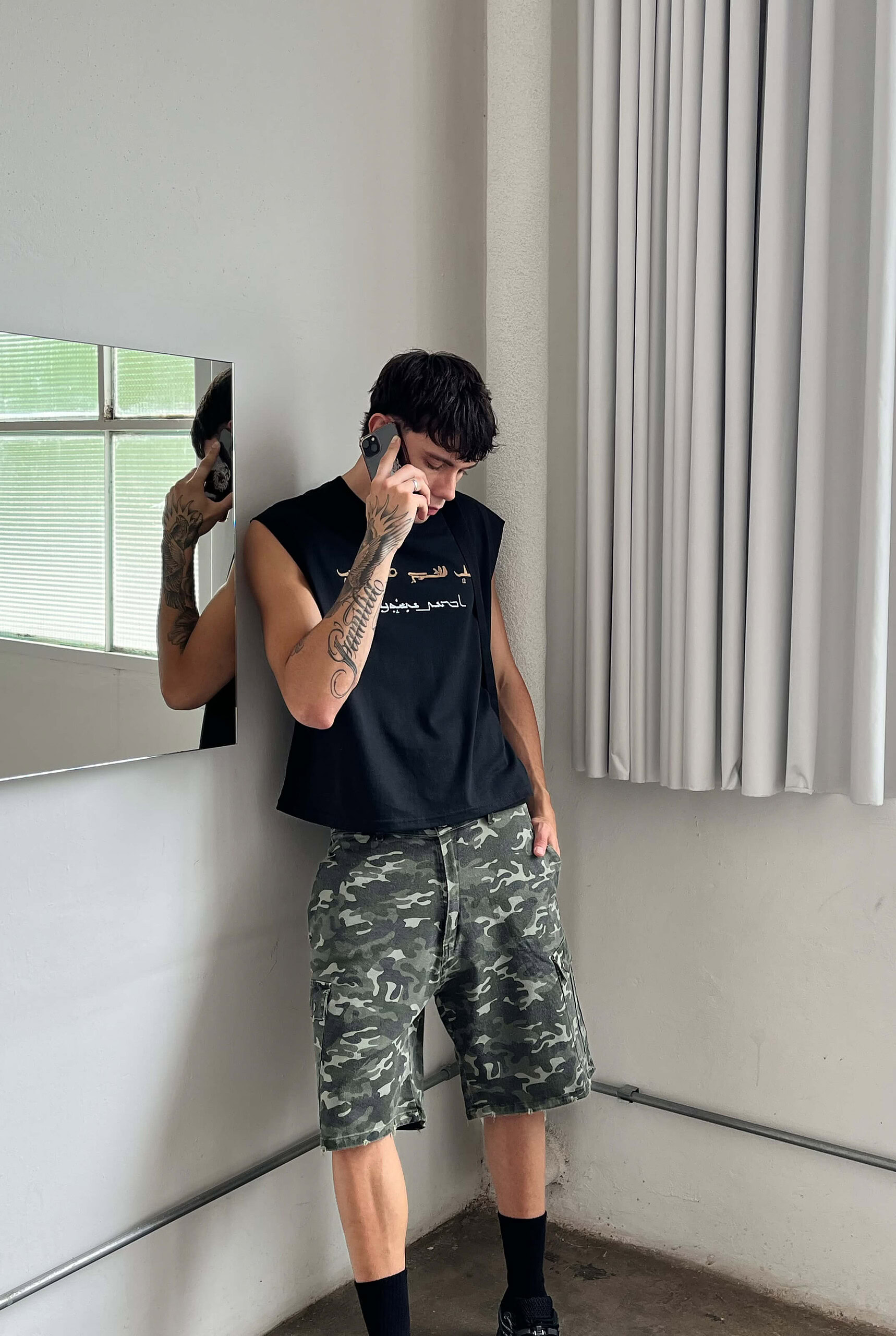 Imagen 4 de Remera sin Mangas Negra Tariq