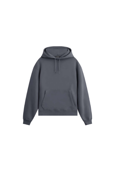 Hoodie Boxy Gris Acero