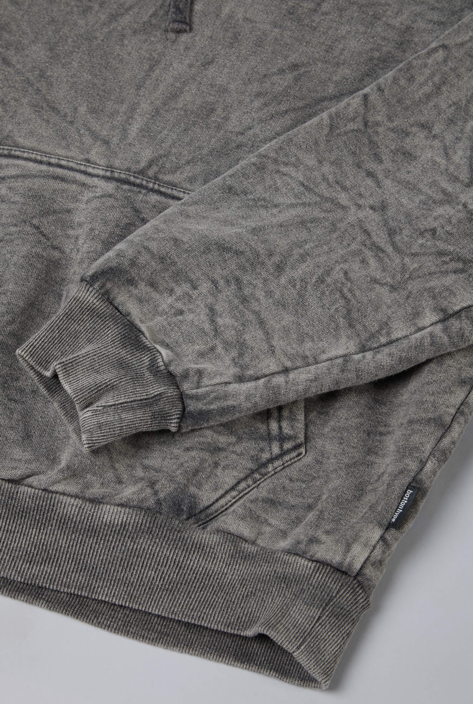 Imagen 5 de Hoodie Boxy Gris Wash Claro