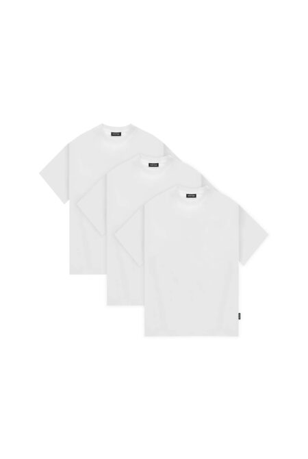 Pack x3 Remera Regular Blanco