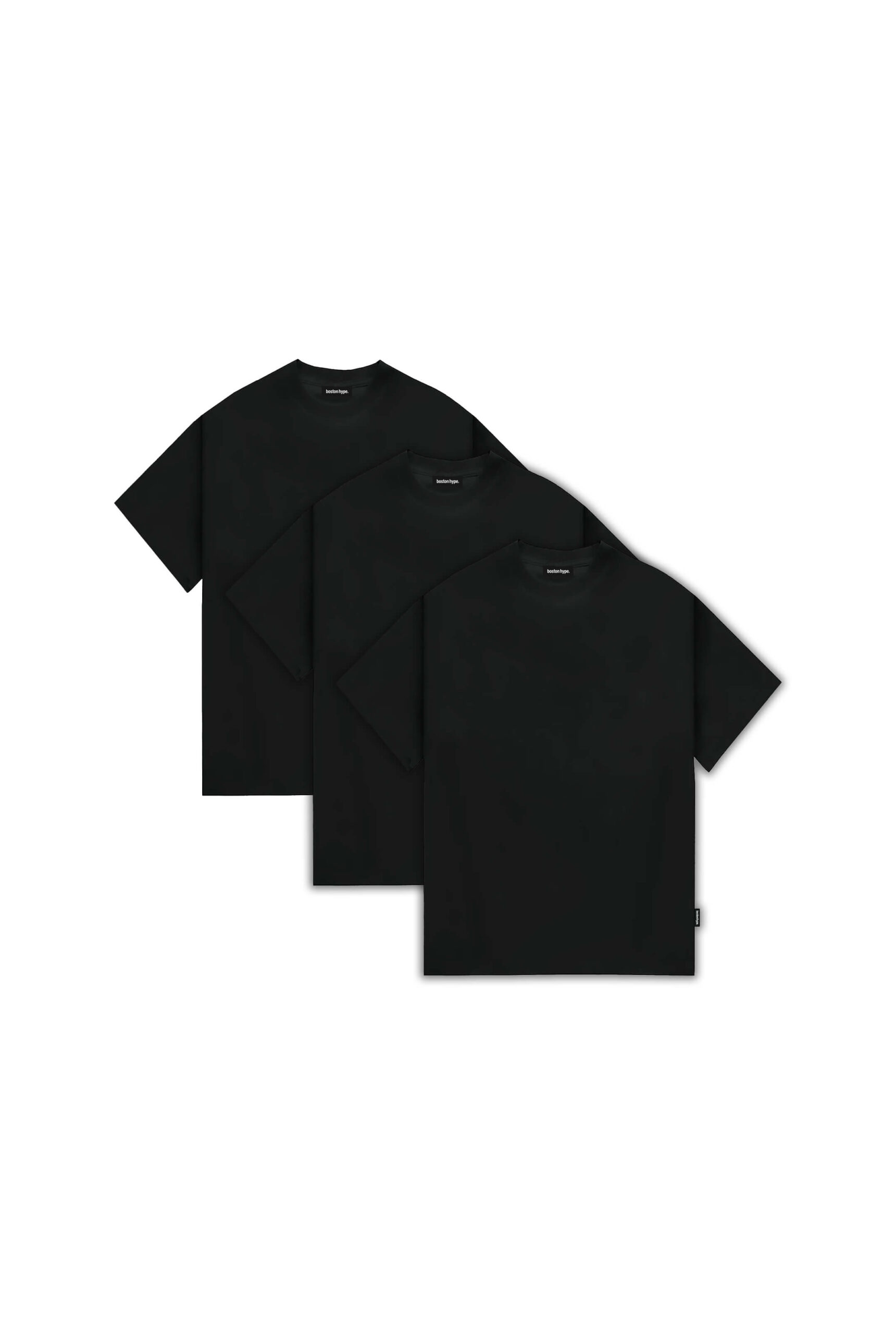 Pack x3 Remera Regular  Negra