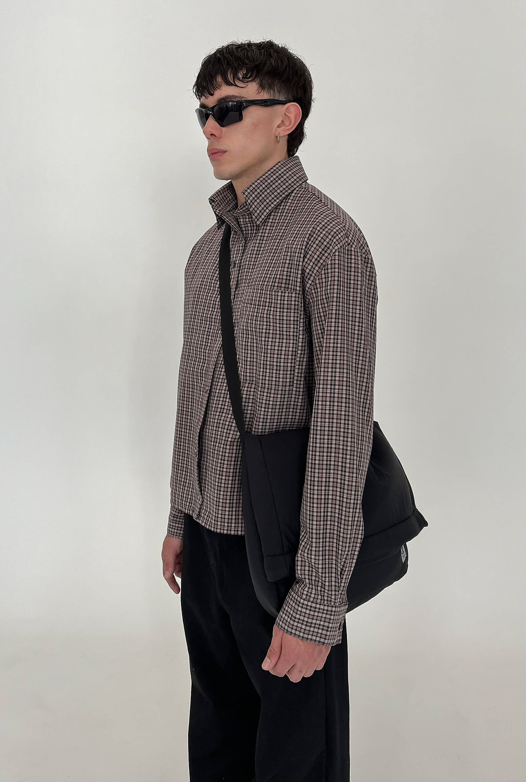 Imagen 2 de Camisa Boxy Azul Naranja
