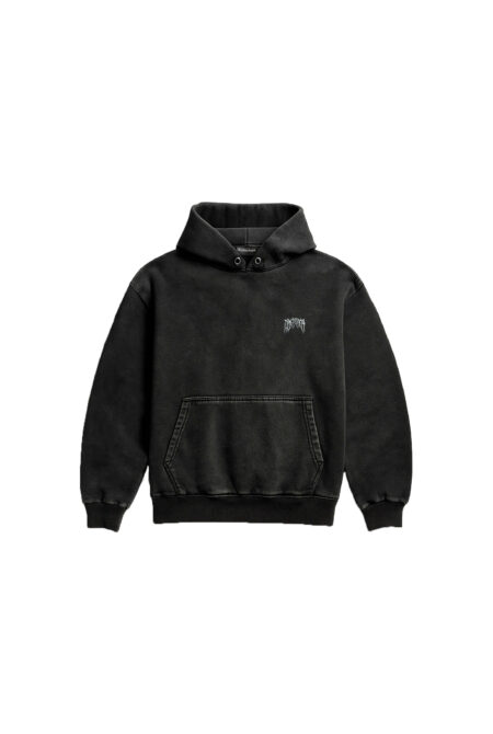 Hoodie Negro Acid Wash Trival