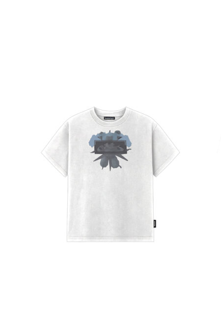Remera Regular Fit Cropped Utopia Blanca