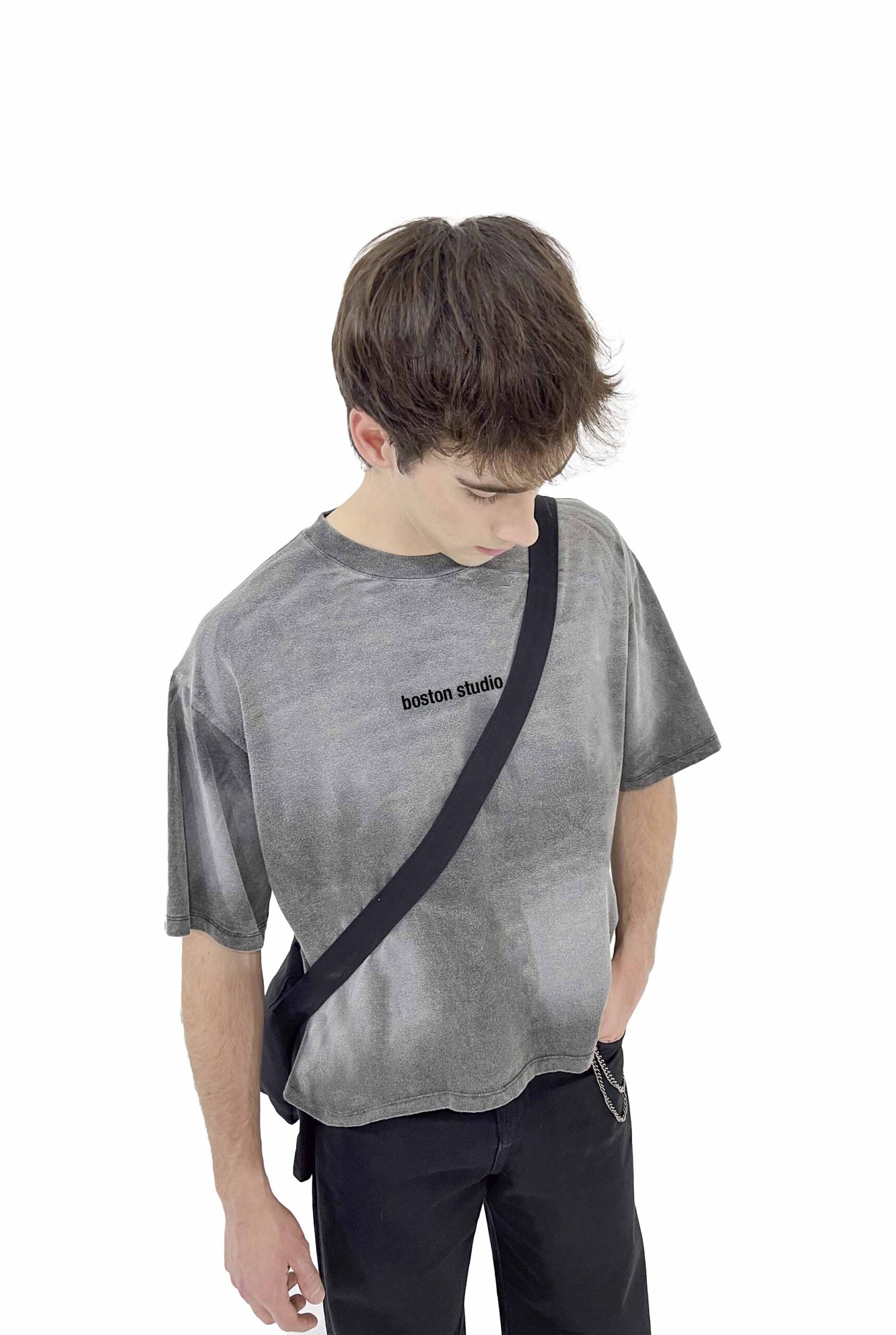 Imagen 2 de Remera Boxy Studio Acid Wash Localizado