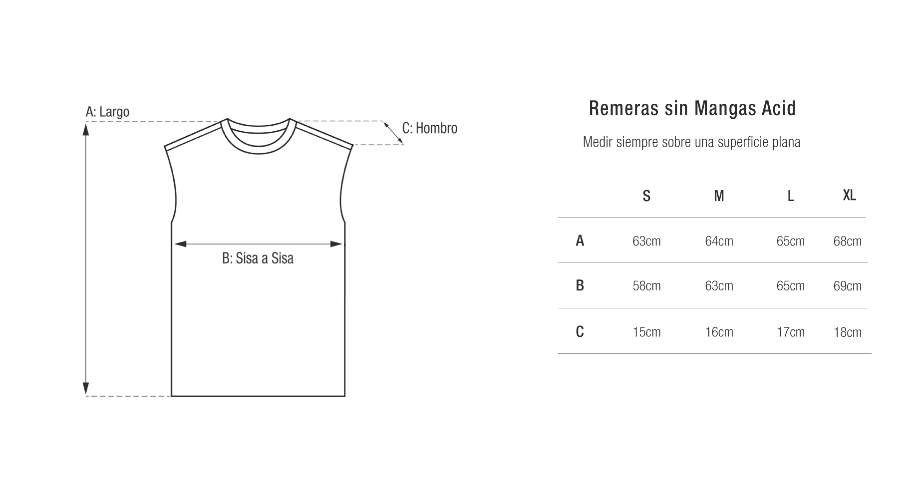 Tabla de talles