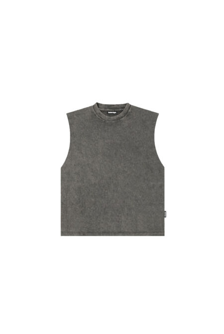Remera sin Mangas Acid Gris Medio