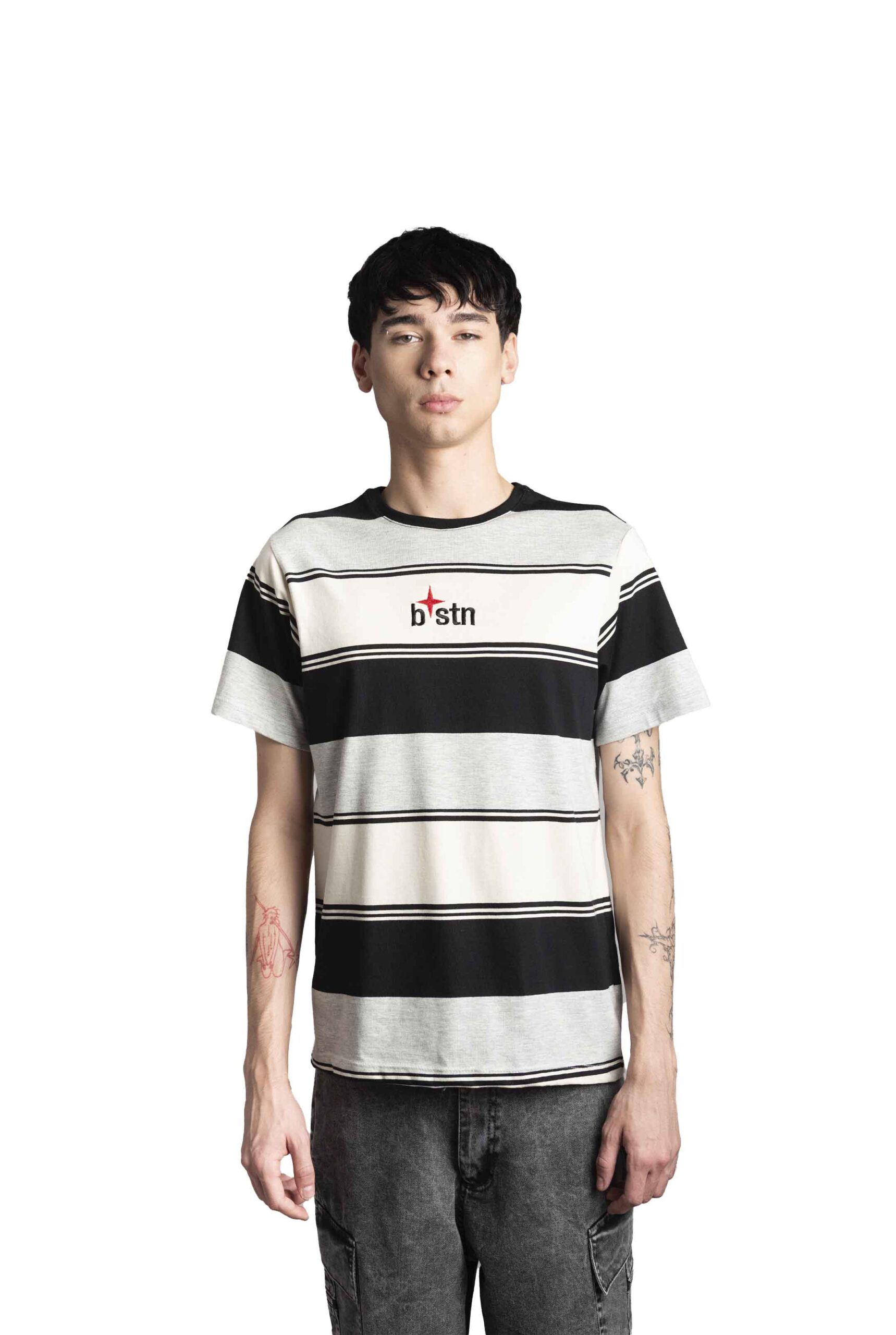 Imagen 2 de Remera Regular Fit Raya Negra