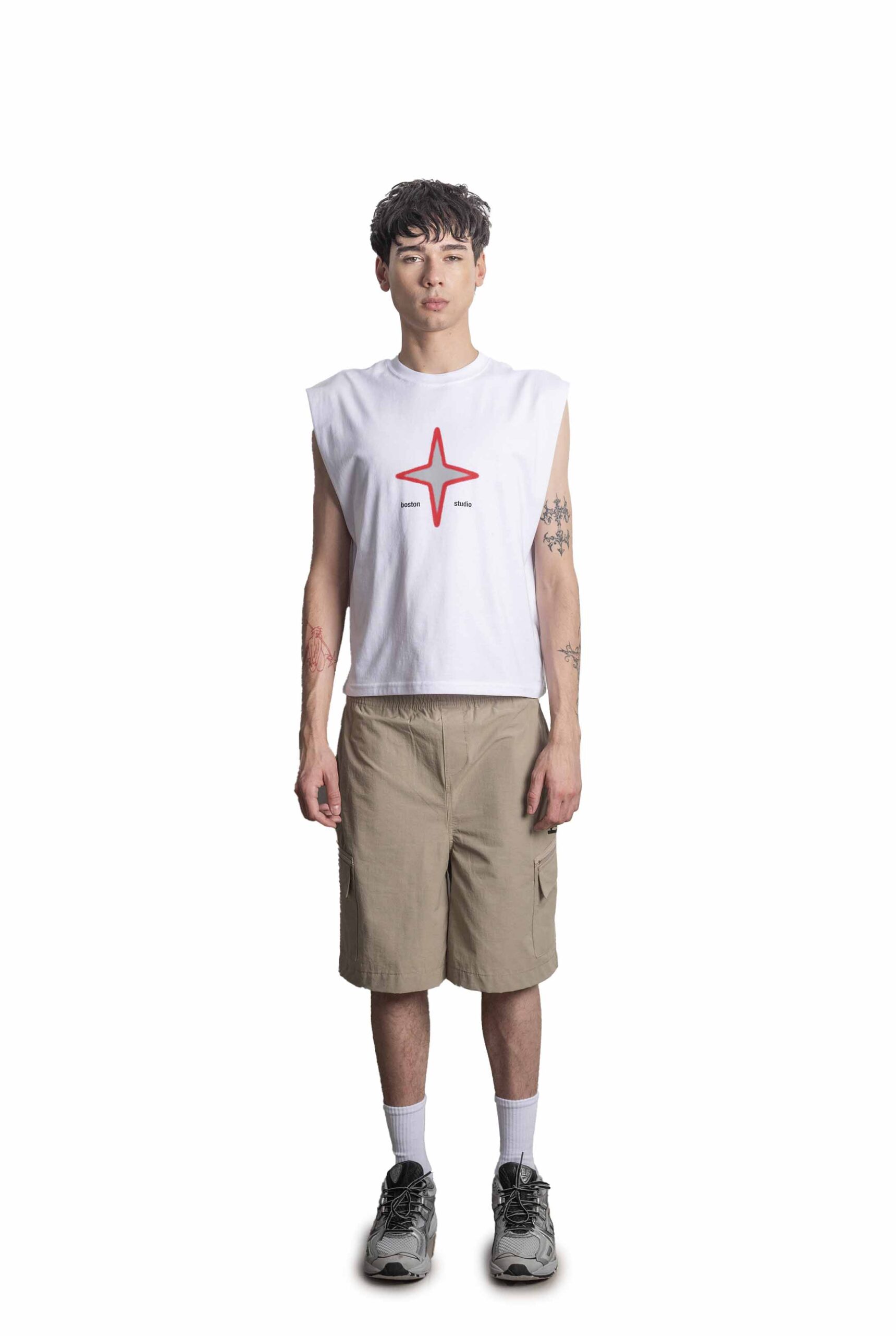 Imagen 2 de Parachute Track Short Beige C/Cierre Logo
