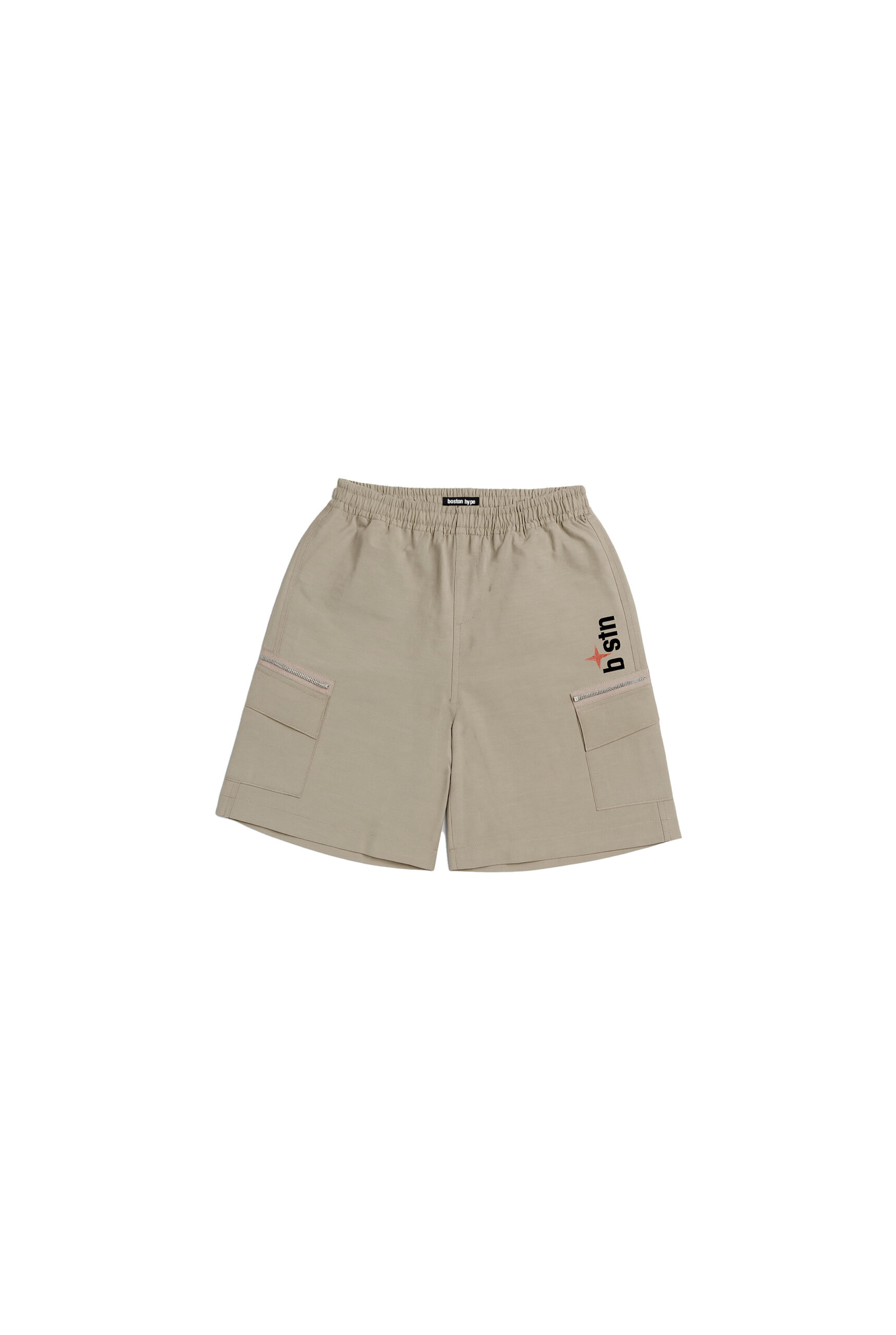 Parachute Track Short Beige C/Cierre Logo