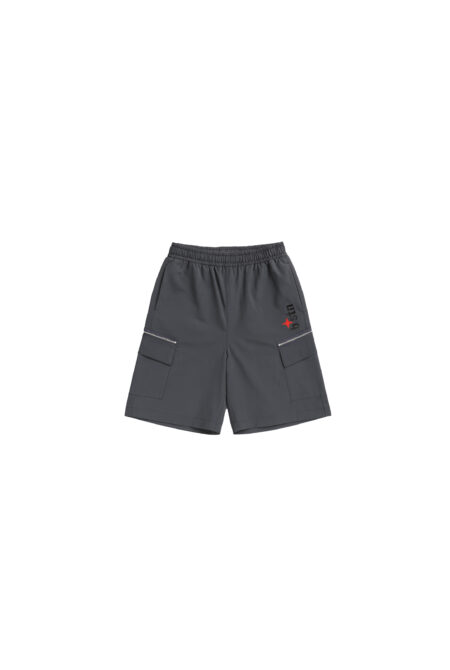 Parachute Track Short Gris C/Cierre Logo