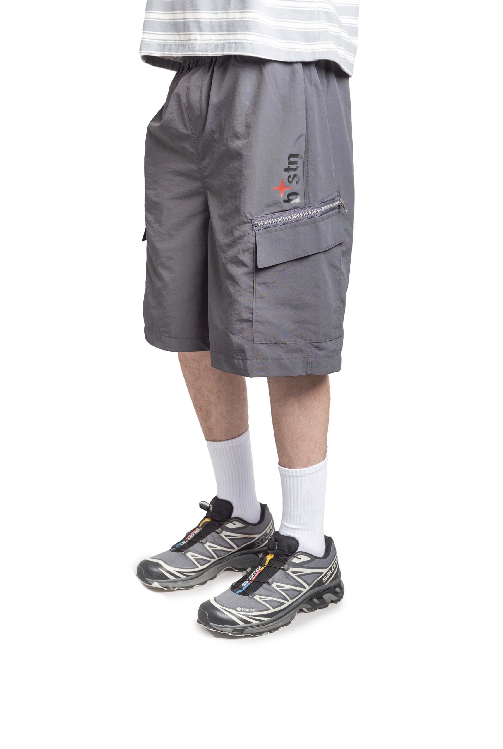 Imagen 2 de Parachute Track Short Gris C/Cierre Logo