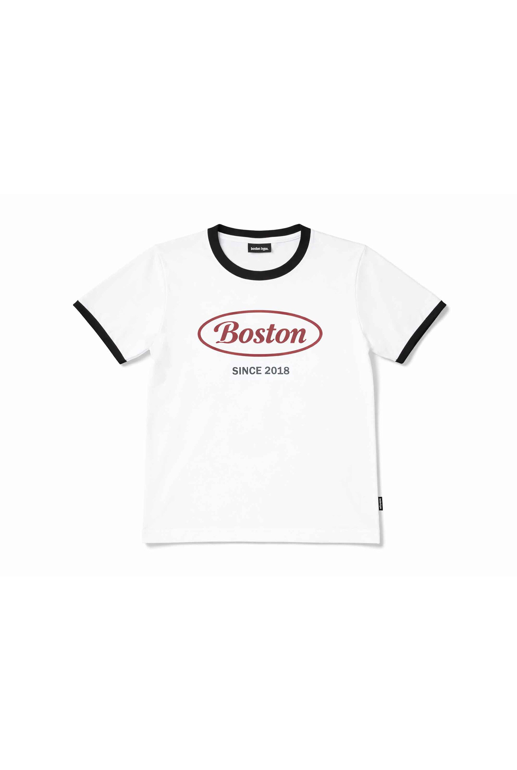 Remera Regular Fit Cropped Blanco Vintage
