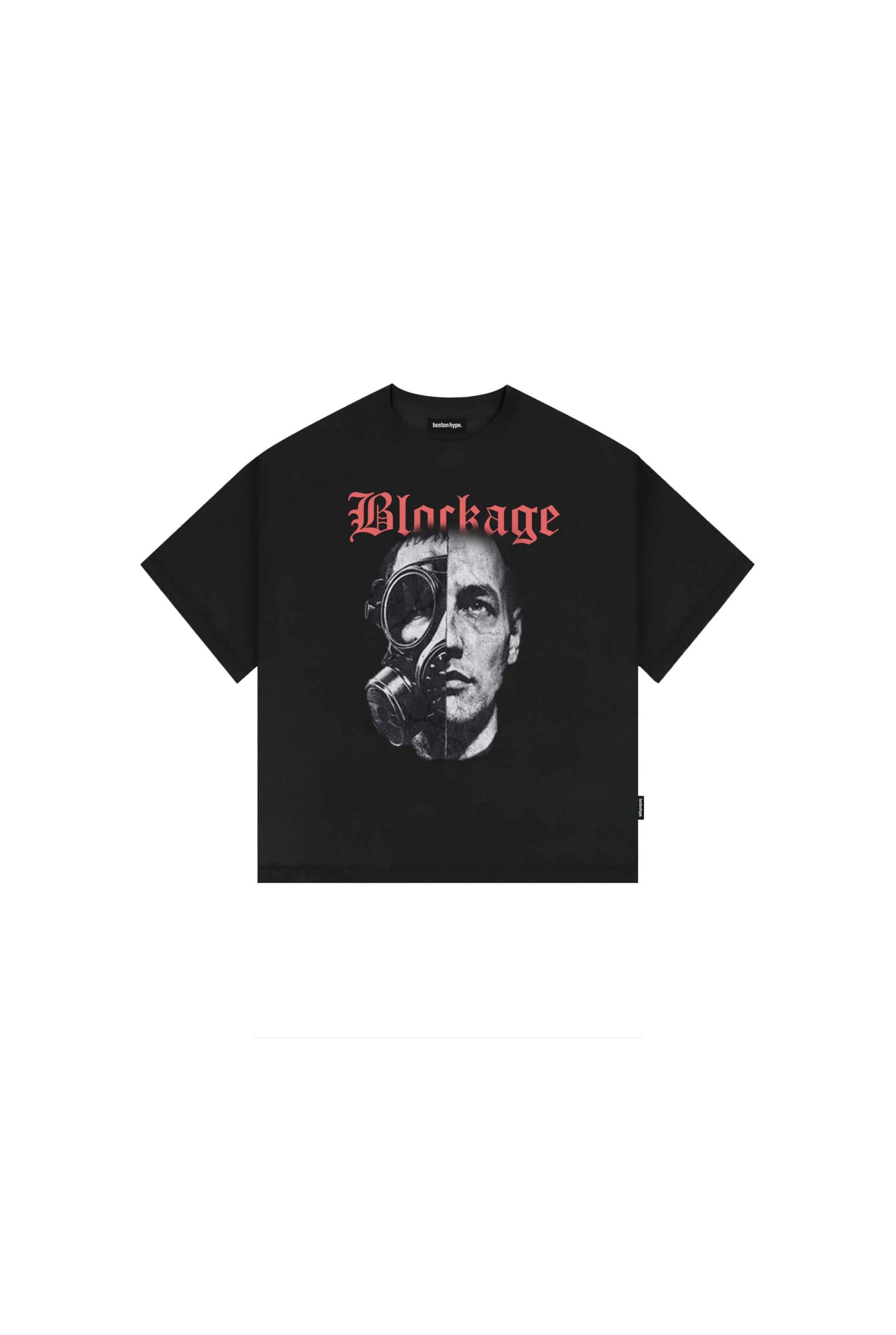 Remera Boxy Blockage Negra