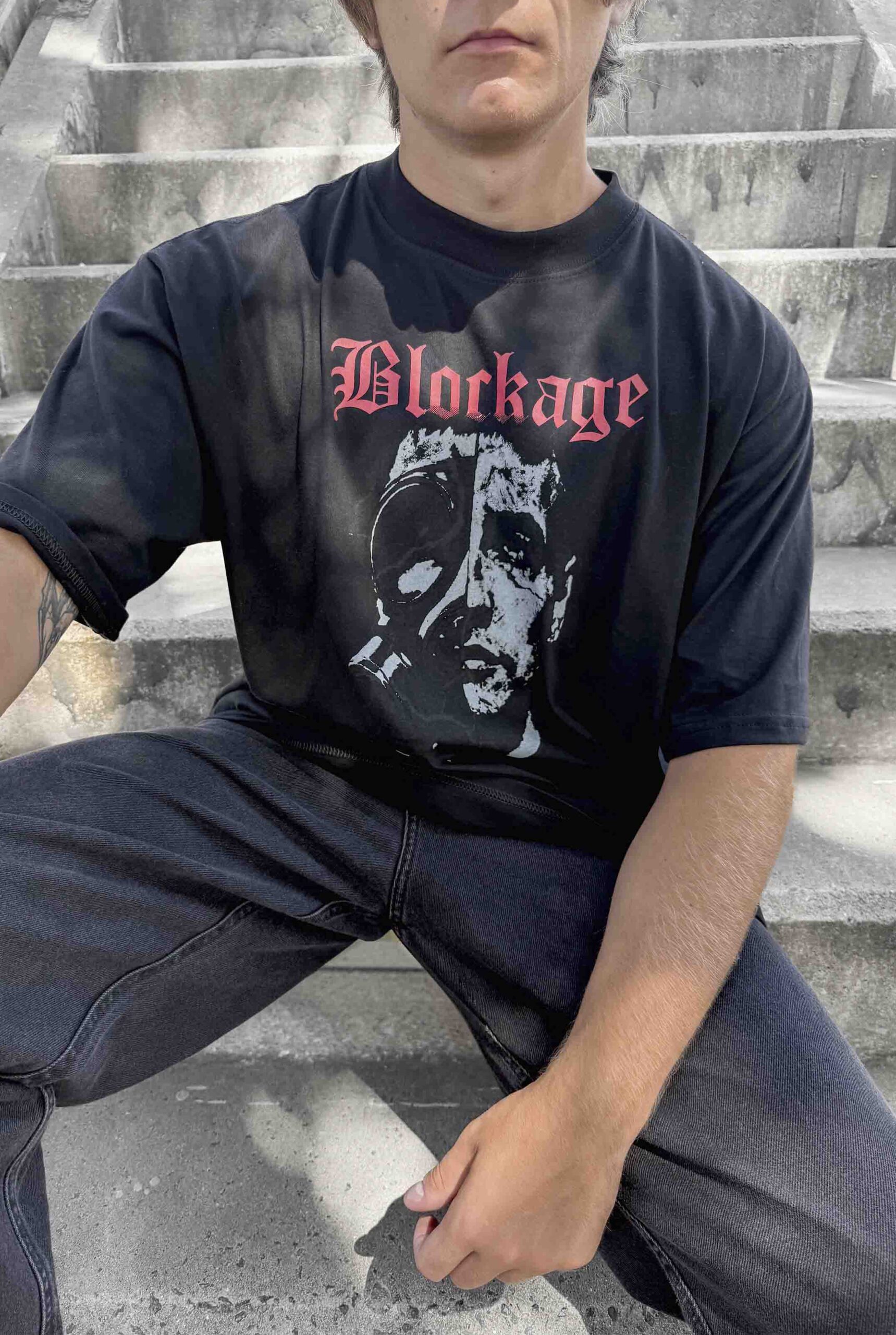 Imagen 2 de Remera Boxy Blockage Negra