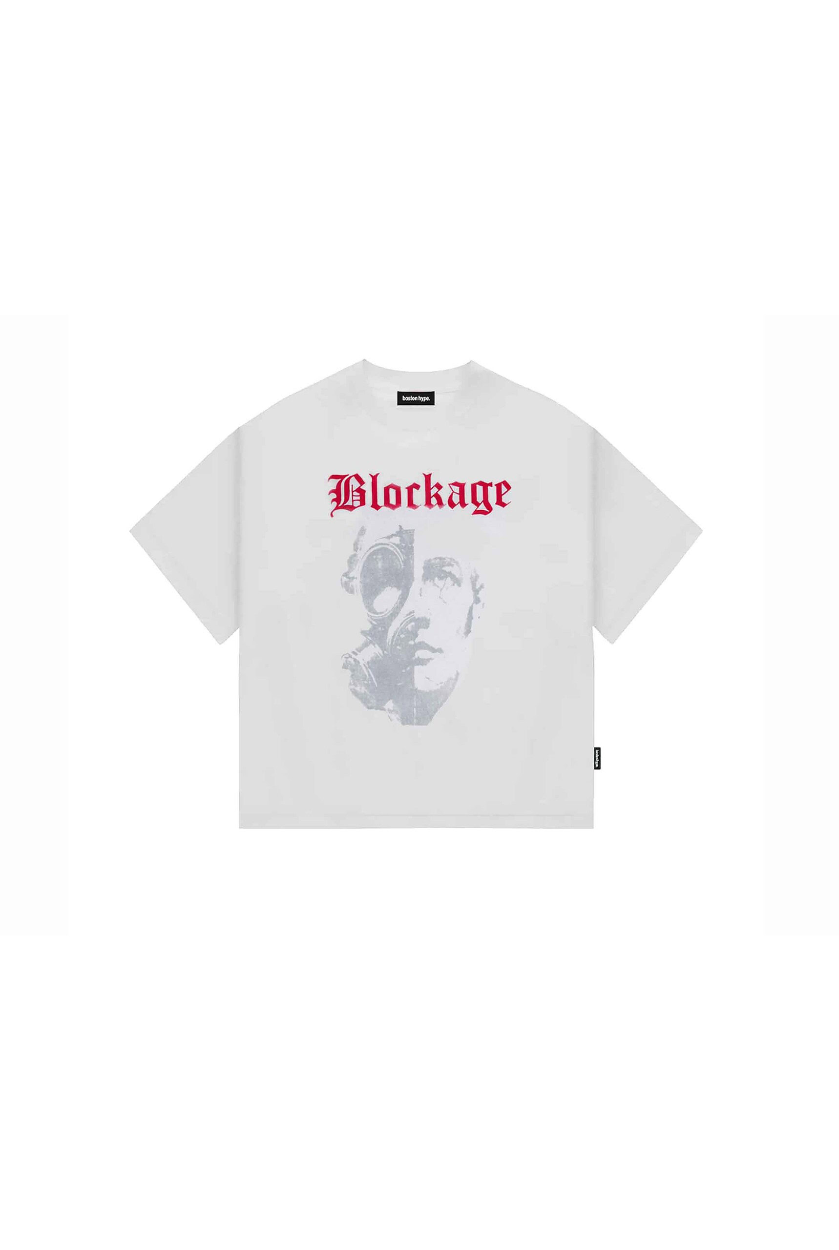 Remera Boxy Gris Claro Blockage