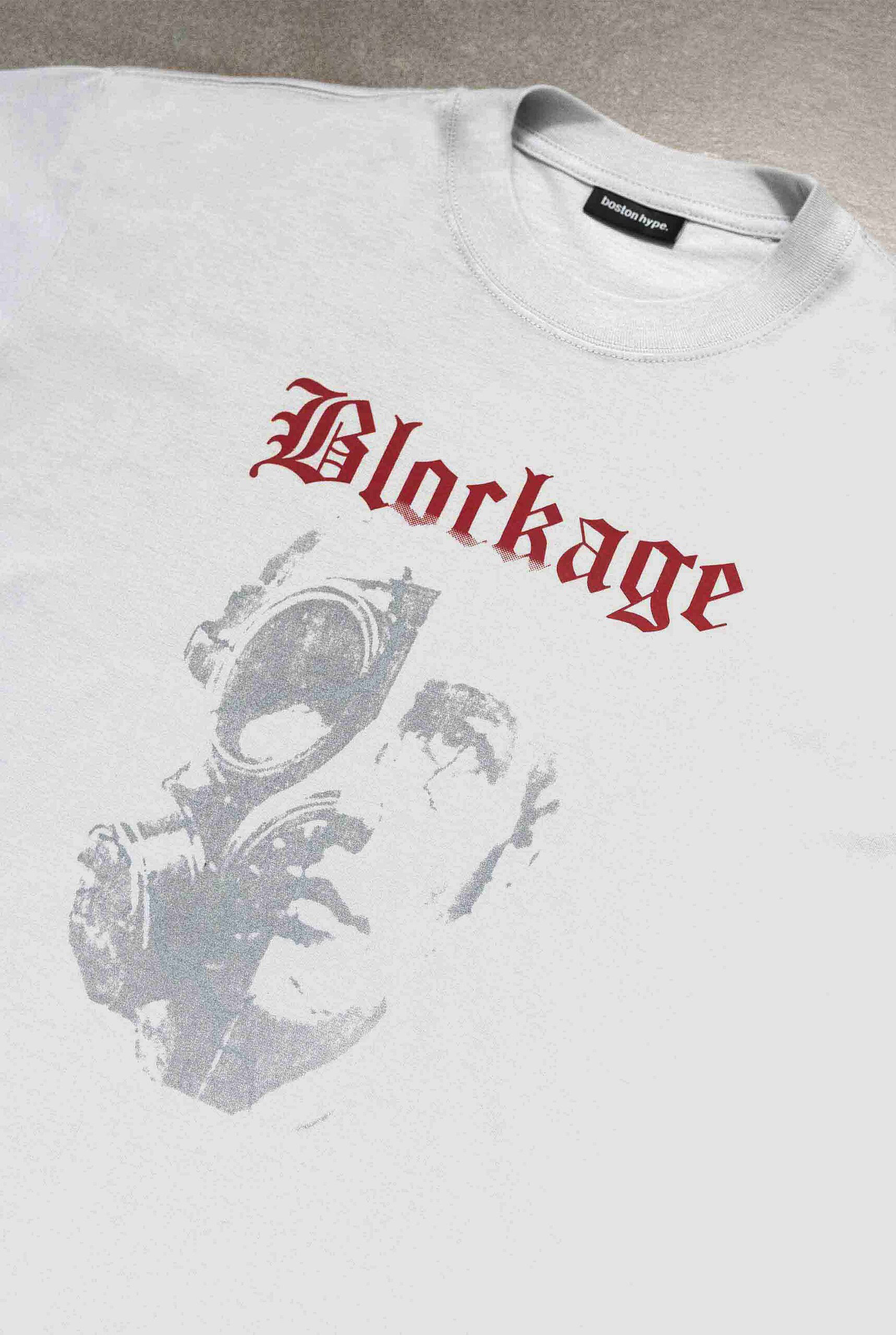 Imagen 2 de Remera Boxy Gris Claro Blockage