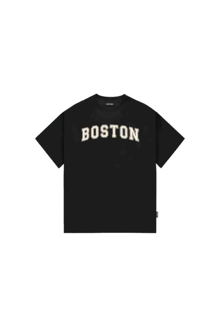Remera Over Negra Boston
