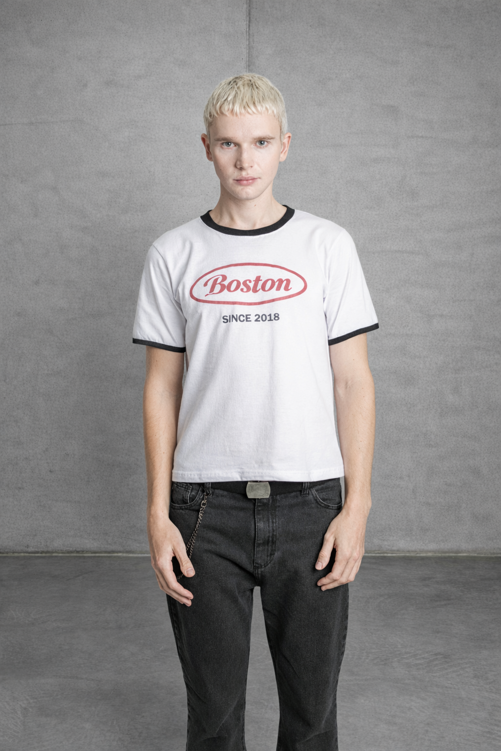 Imagen 5 de Remera Regular Fit Cropped Blanco Vintage