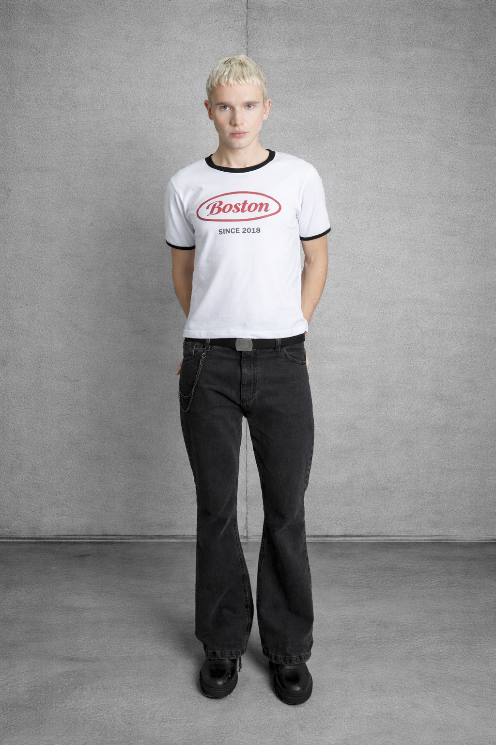 Imagen 4 de Remera Regular Fit Cropped Blanco Vintage