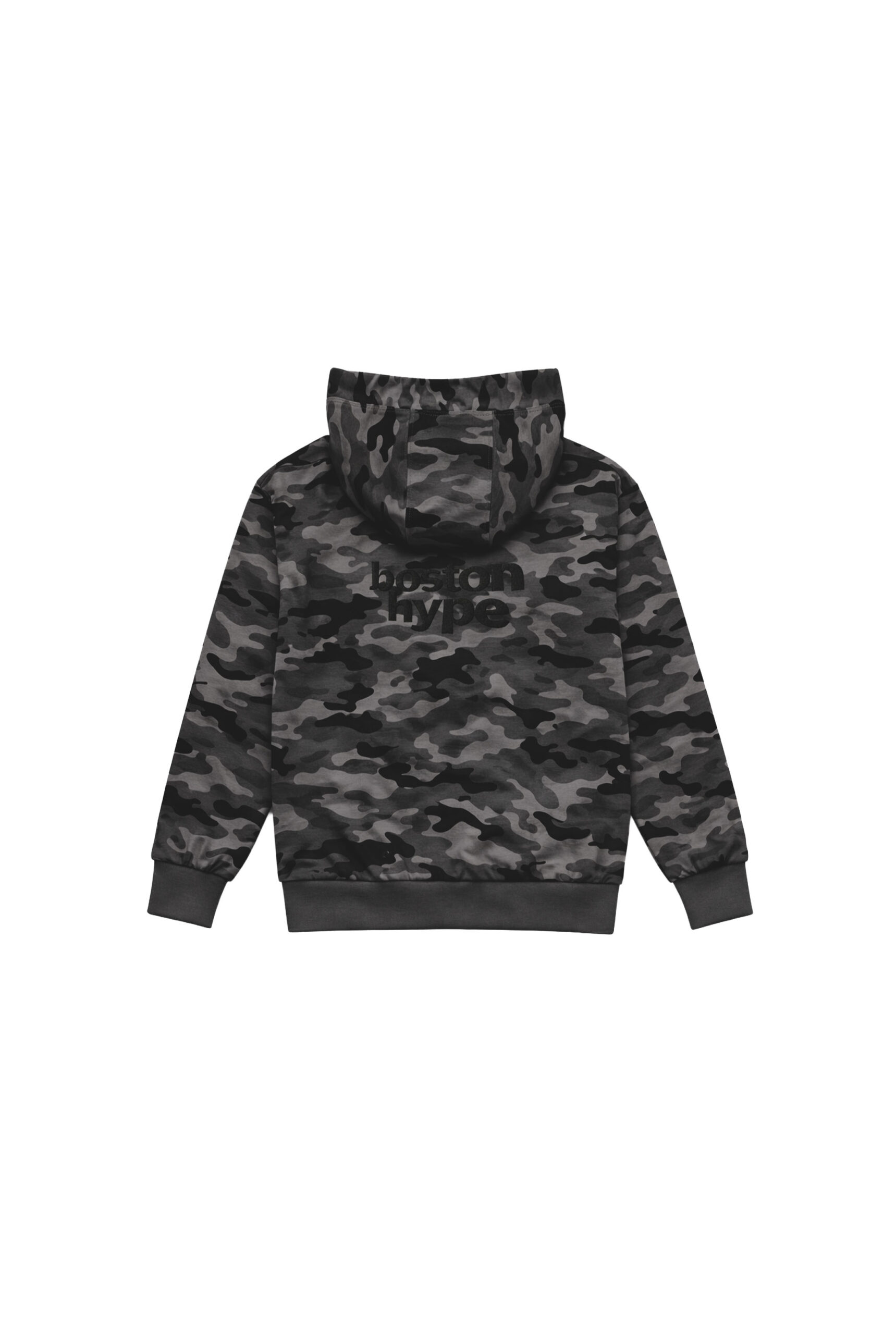 Imagen 2 de Zip Up Camo Gris Boston Negro