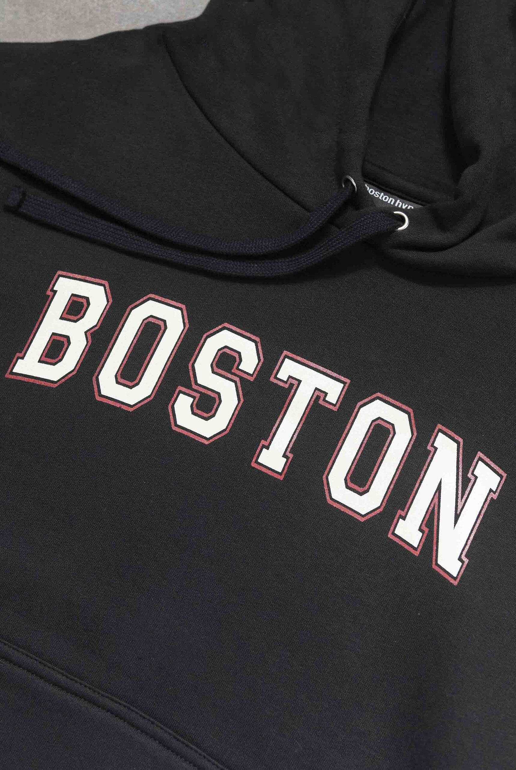 Imagen 3 de Hoodie Boxy Negro Logo