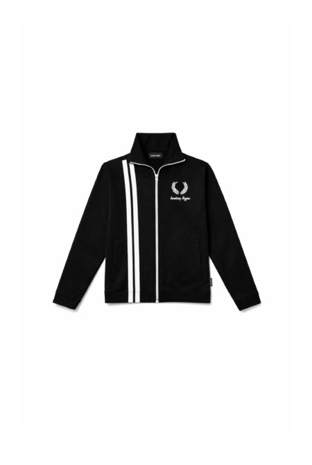 Zip Up Knit Negro Line