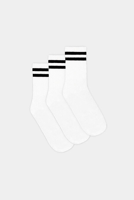 Pack x3 Sporty Socks Blancas