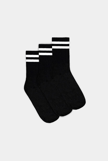 Pack x3 Sporty Socks Negras