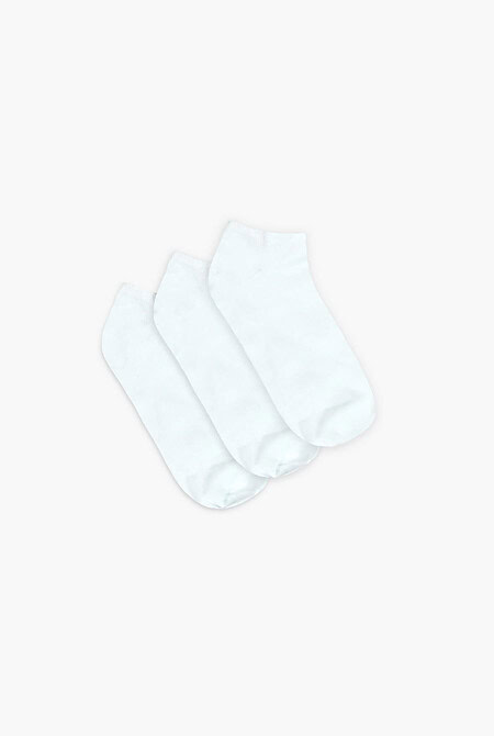 Pack x3 Ankle Socks Blancas