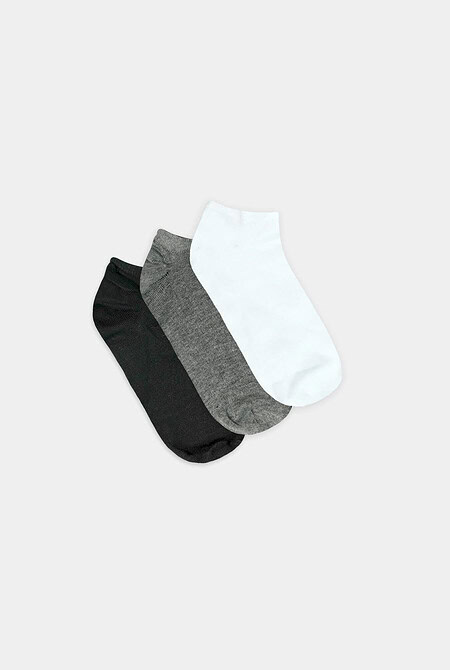 Pack x3 Ankle Socks Combinada