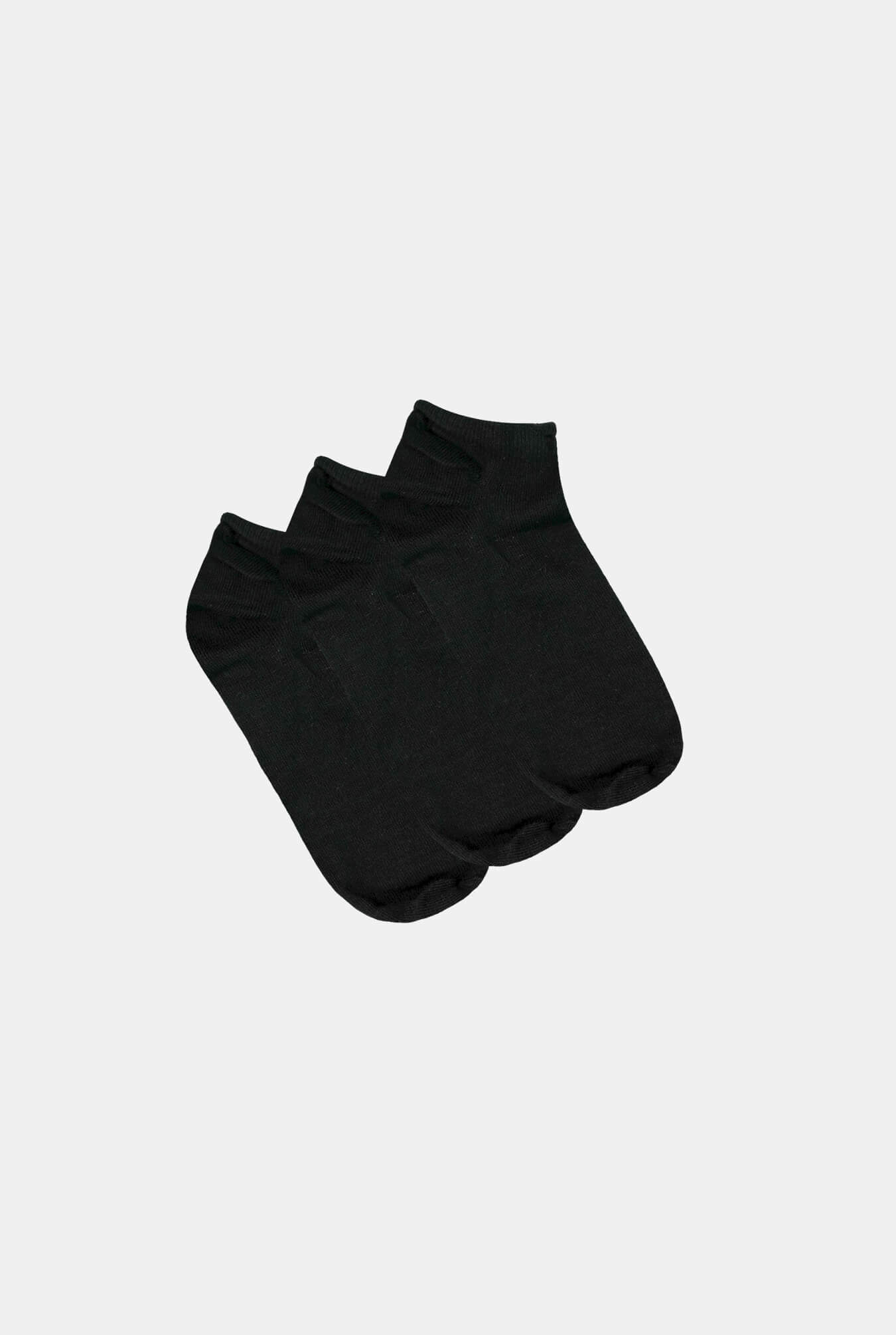 Pack x3 Ankle Socks Negras