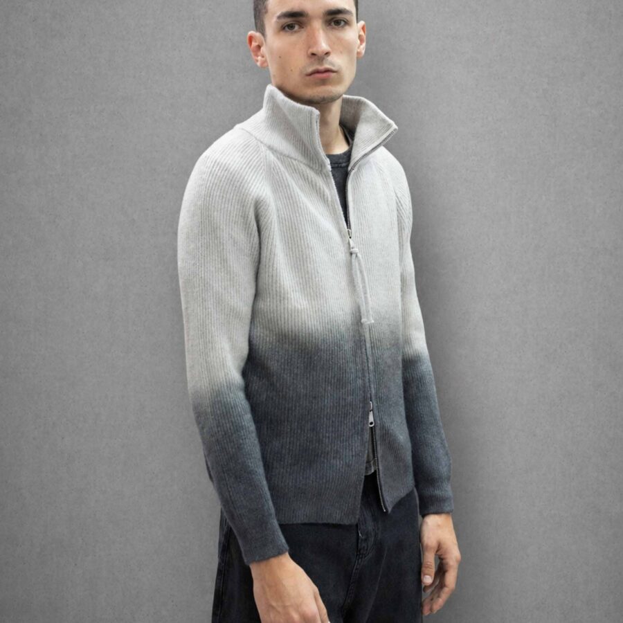Imagen 2 de Zip Up Knit Esfumada