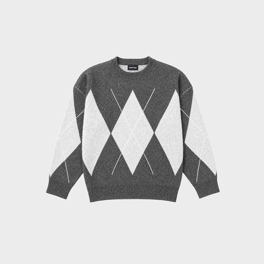 Sweater Rombos Gris