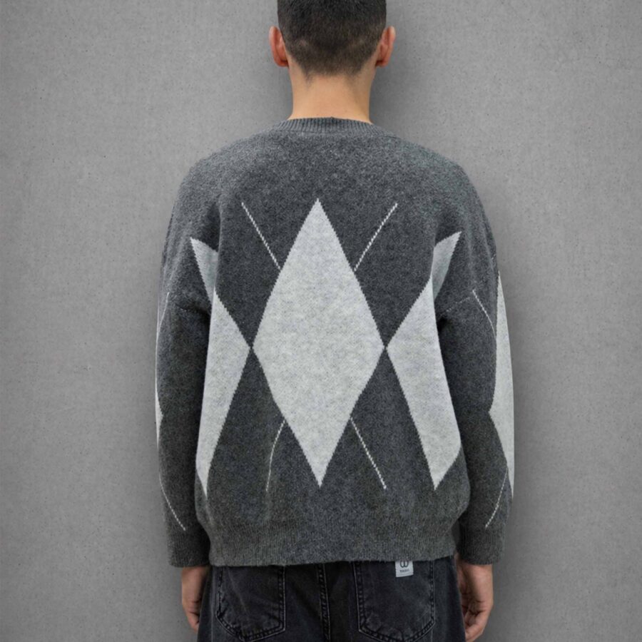 Imagen 5 de Sweater Rombos Gris