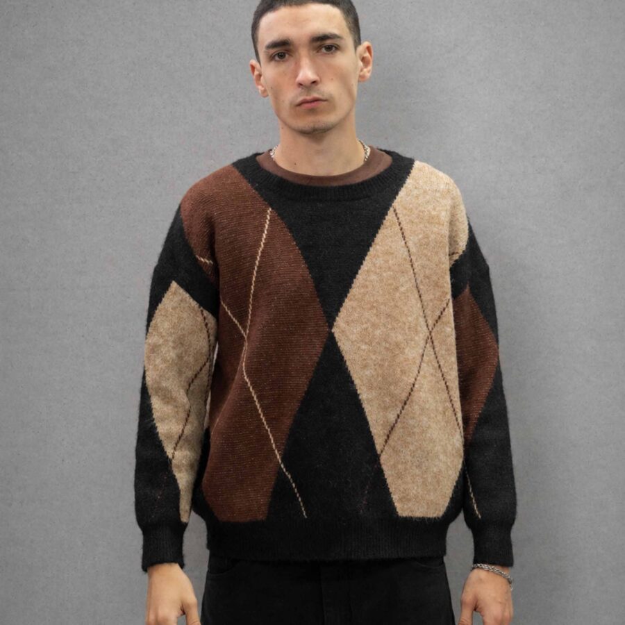 Imagen 3 de Sweter Rombos Marron