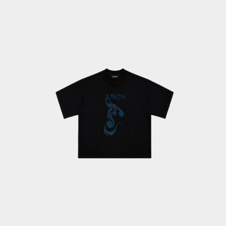 Remera Boxy Blond Negra